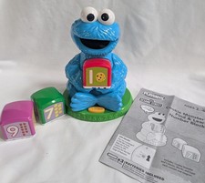 Sesame Street Cookie Monster  Find and Learn" Number Blocks - Tested  Complete
