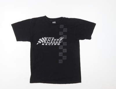 HUF Damen T-Shirt schwarz Racing Graphic Baumwolle Größe S