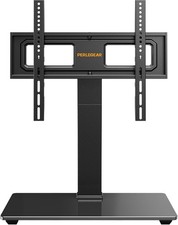 Perlegear Universal Swivel TV Stand for 32–70 Inch Tvs, Height Adjustable Table