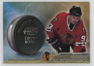 1998-99 Pacific Crown Royale Pillars of the Game Doug Gilmour #6 HOF e0k