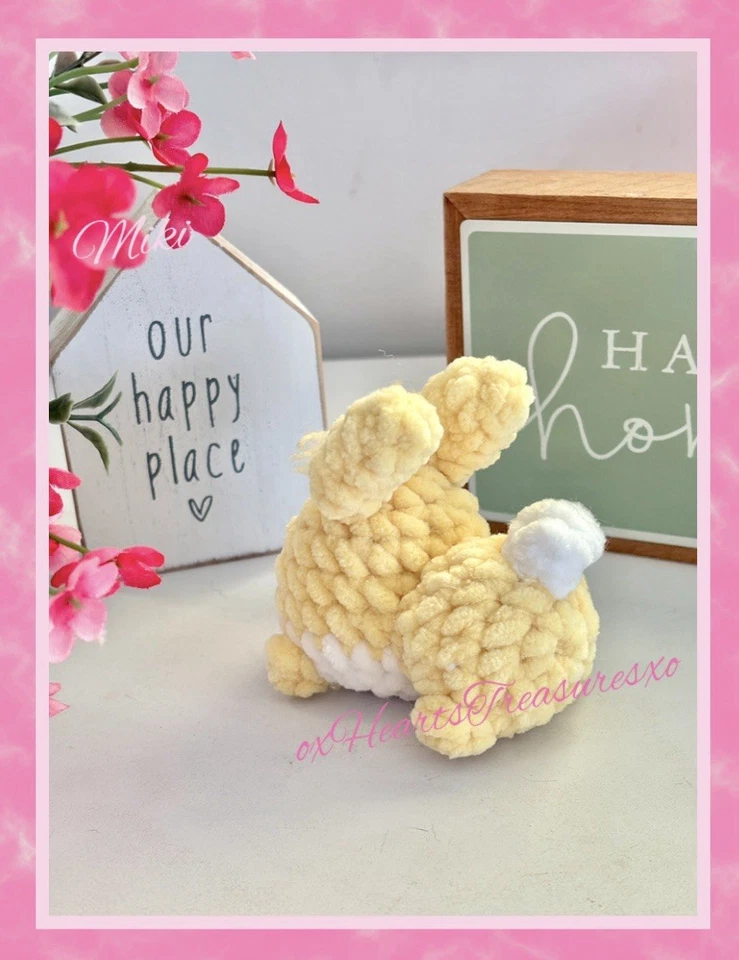 Lindo Juguete de Peluche HECHO A MANO Conejo Crochet Amigurumi, Winnie The Pooh Friend Foto 2 de 2