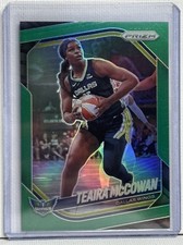 2025 Panini Prizm WNBA #48 Teaira McCowan Green Prizm Dallas Wings