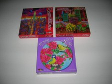 Lot of 3 Puzzlebug / Artbox Jigsaw Puzzles - 500  350 Pieces