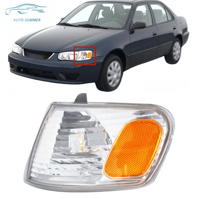 Front Driver Side Turn Signal Lights Park Marker Lamp For Toyota Corolla 2001-02