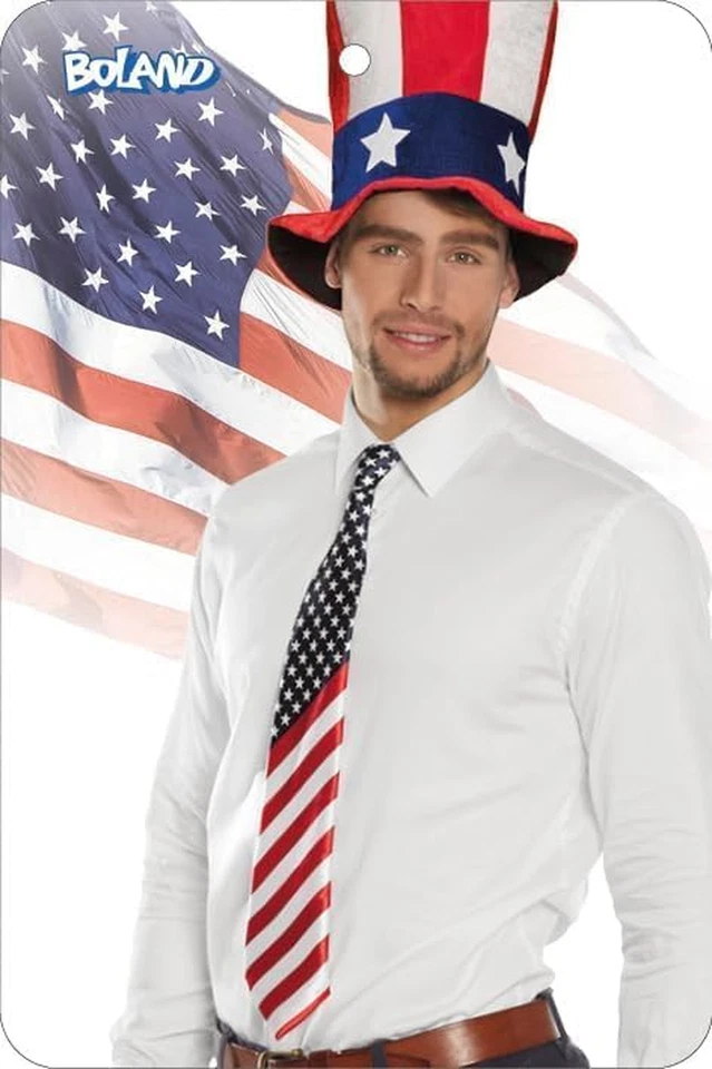 Cravatta USA Unisex - Adulto - Immagine 3 di 4