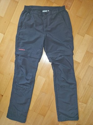 Wanderhose für Mädchen Gr. 164 Icepeak grau mit ZIP