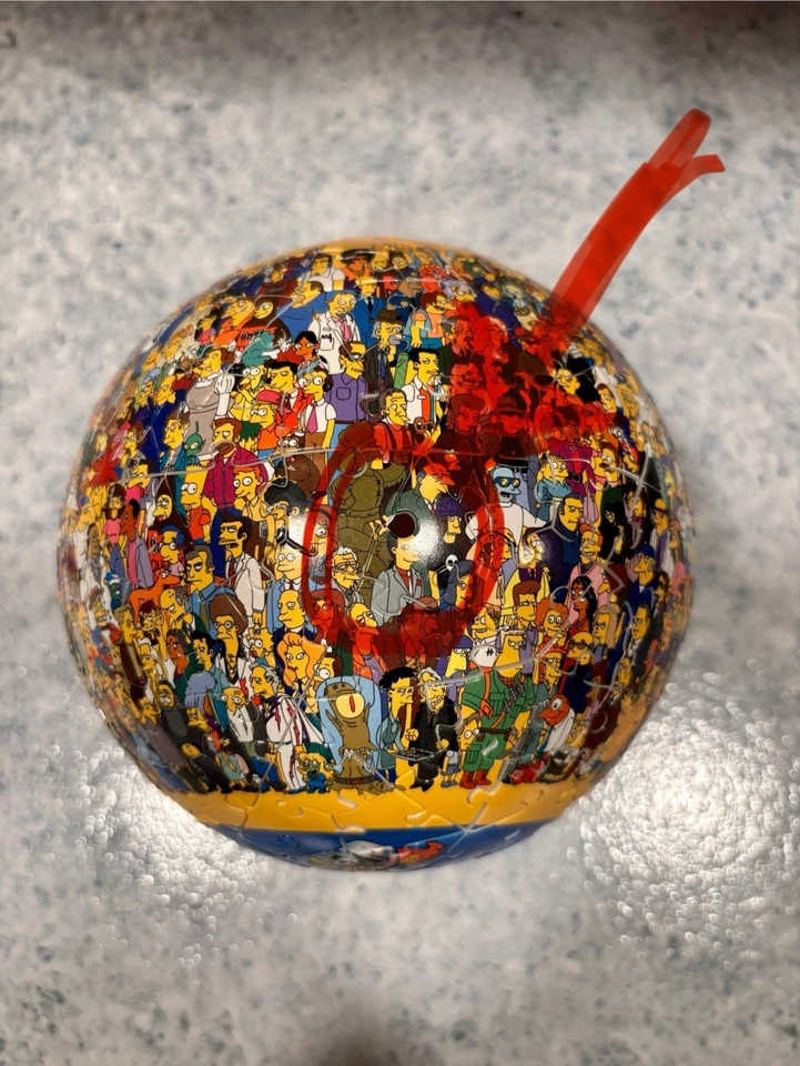 Los Simpson Ravensburger Puzzle Ball Completo 240 piezas RARO 3D - Sin soporte Foto 2 de 4