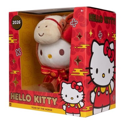 Hello Kitty & ニューヨークマウス ぬいぐるみセット Hello Kitty 🐴🧧 Chinese Lunar New Year Of The Horse 2026 LNY