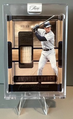 2025 Panini Three and Two - Luminous Lumber Alex Rodriguez,  #LUM-AR /49