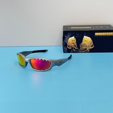 Oakley Half Jacket 2.0 XL OO9039 Silver Frame Prizm Ruby Sunglasses New w/ Box