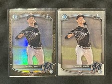 2025 Bowman Chrome Thomas White 1st Bowman Reptilian & Base 1st #BCP-69 Marlins