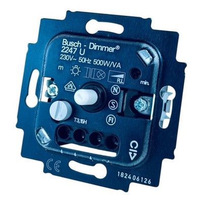 Busch-Jaeger 2247 U Drehdimmer Einsatz 20-500W / 2247U