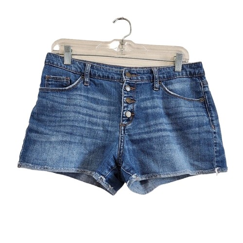 Universal Thread High Rise Shortie Button Fly Cutoff Denims Shorts Size 6 28