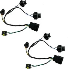 2pcs Headlight Wiring Harness Compatible with 2008-2014 Silverado 1500 2500H