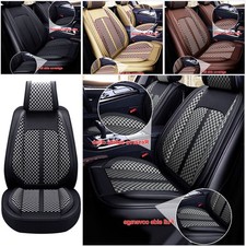 For Kia Car Seat Covers Leather Protector Cushion Pad Full Set Front Rear 5-seat