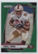 2024 Panini Prizm Green Prizm Terrell Owens #257 HOF 1eh5