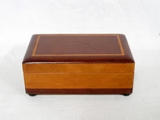 Vintage Thorens Swiss Wooden Music Box w/ Clear Display Movement - VIDEO