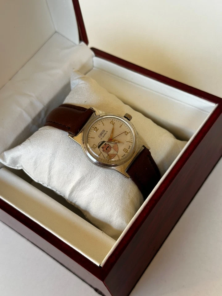 Vintage 1970’s Oris Saddam Hussein Watch 30mm Ultra Rare Iraqi Edition Swiss - image 4 of 4