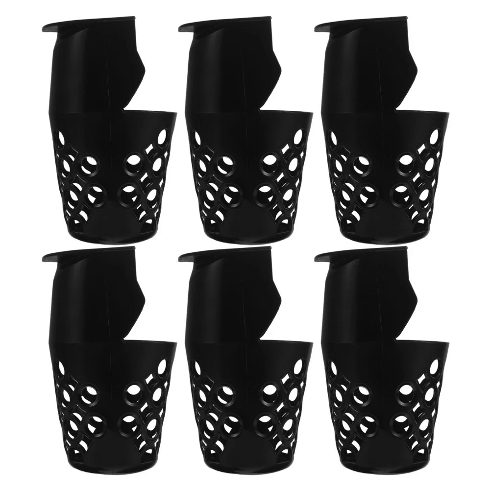 6Pcs Durable Plastic Pool Table Drop Pockets for Billiard Table Replacement