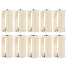 10Pcs 3 AA to D Size Cell Parallel Battery Conversion Adapter Holder...