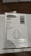 Amerock BH26542 Black Arrondi 2" Robe Hook