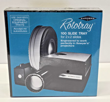 Sawyer's Rototray Projector Slide Tray 100 2x2 Brand New Sealed Vintage