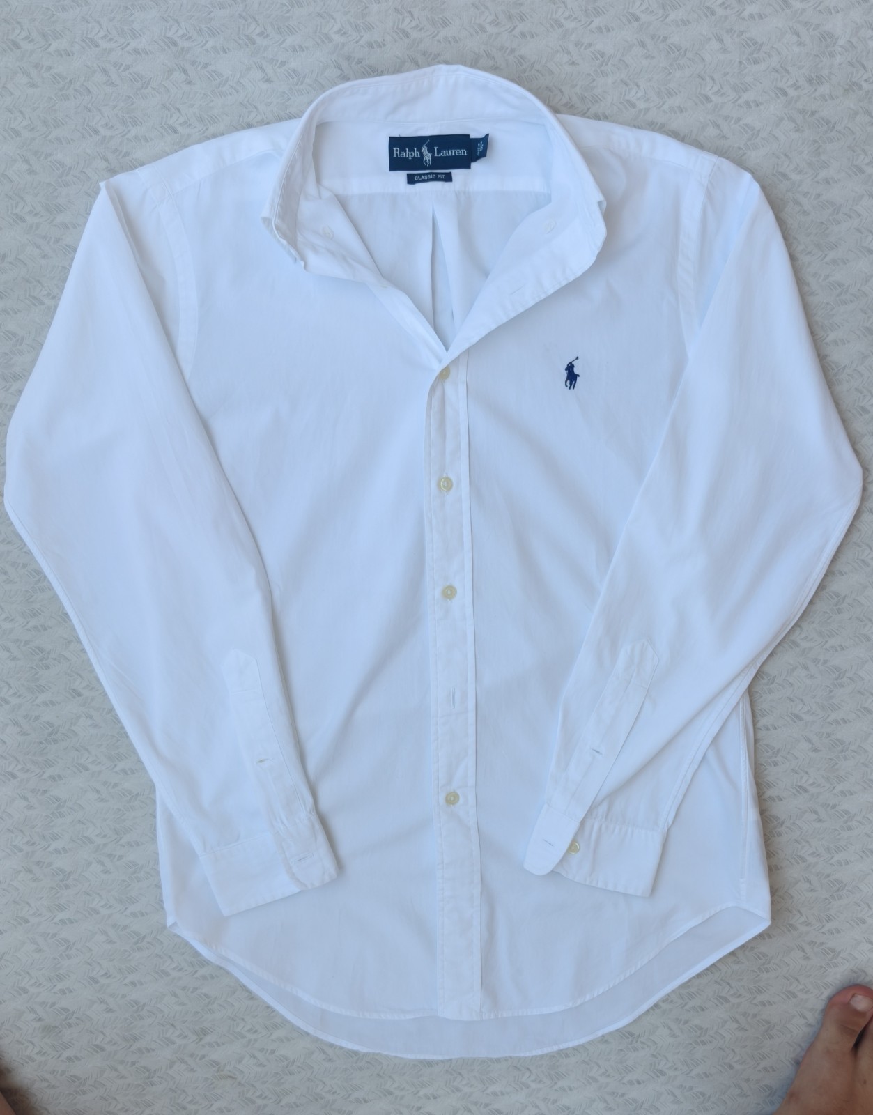 CAMICIA-RALPH LAUREN-SHIRT/UOMO-CASUAL-COME NUOVA-TG S-SLIM FIT-COTONE-VINTAGE