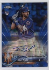 2018 Topps Chrome Rookie Blue Wave Refractor 17/150 Tomas Nido #RA-TN Auto ms9