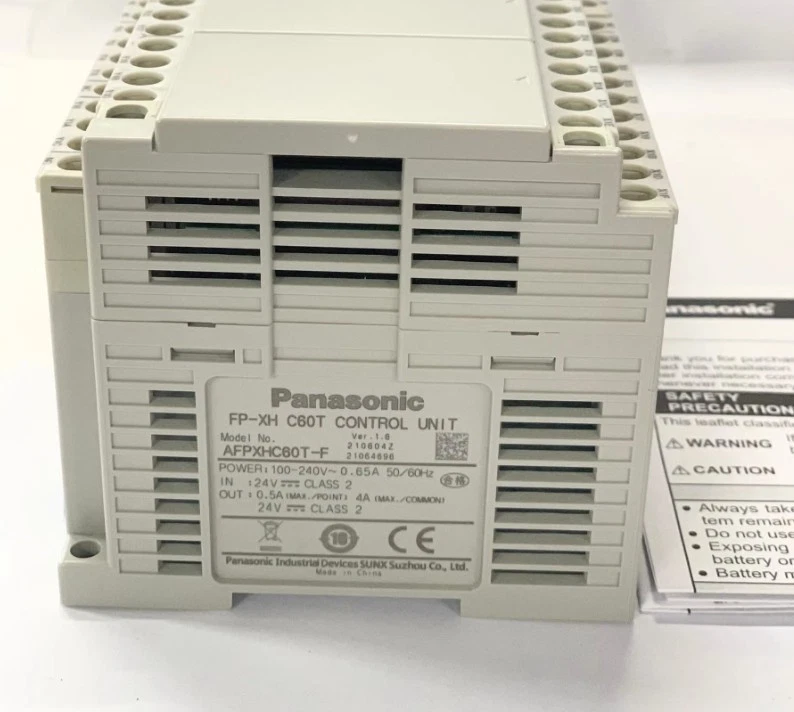 US Free TAX Panasonic AFPXHC60T-F FP-XH C60T Control Unit 1PC New - Image 3 of 4