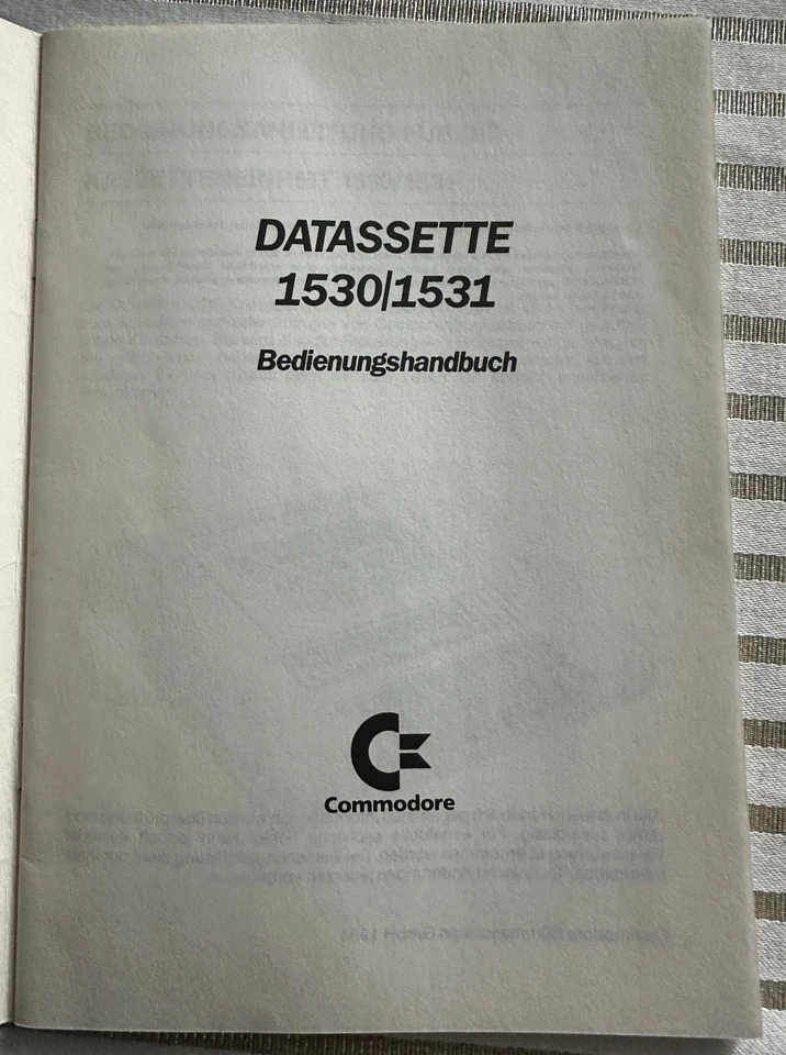 Commodore 1530/1531 DATASSETTE Bedienungshandbuch, Deutsch - Bild 3 von 4