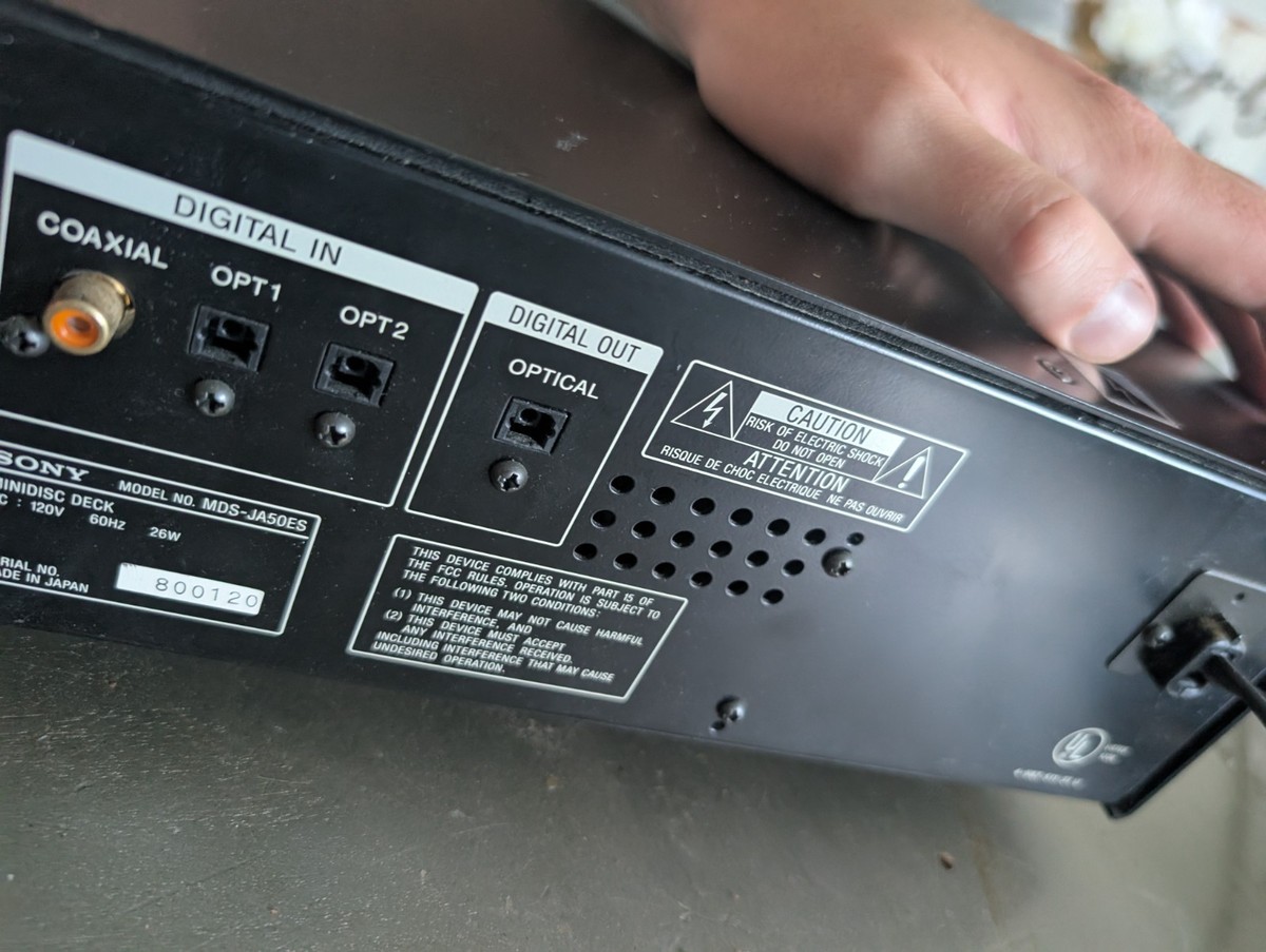 Sony MDS-JA50ES MiniDisc Deck Recorder High-End Audiophile MD