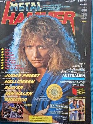 METAL HAMMER Ausgabe #5/ 1987 JUDAS PRIEST SLAYER KREATOR HELLOWEEN RAVEN