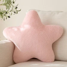 Star Pillow, Decorative Throw Pillow with Plush for Couch, Cute Decor Pillows...