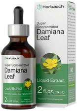Damiana Liquid Extract | Alcohol Free | 2 fl oz | Vegetarian | by Horbaach