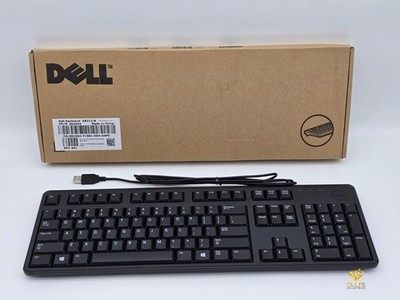 DELL USB Tastatur Keyboard KB212-B QWERTY Desktop US Eng Layout NEU! Coding Büro