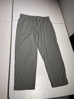 Lululemon Pants Women's 12 Beyond The Studio Crop Grey Sage Gym Yoga 25.5 Inseam