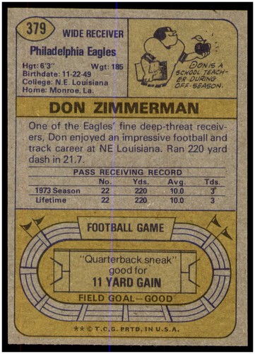 You Pick 1974 Topps Football Cards EXMT/EXMT+ or Better Unless Noted BOX2A - Picture 473 of 501