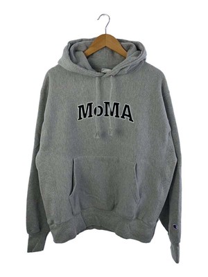 Champion × MOMA MoMA REVERSE WEAVE Hoodie L Cotton GRY | eBay 