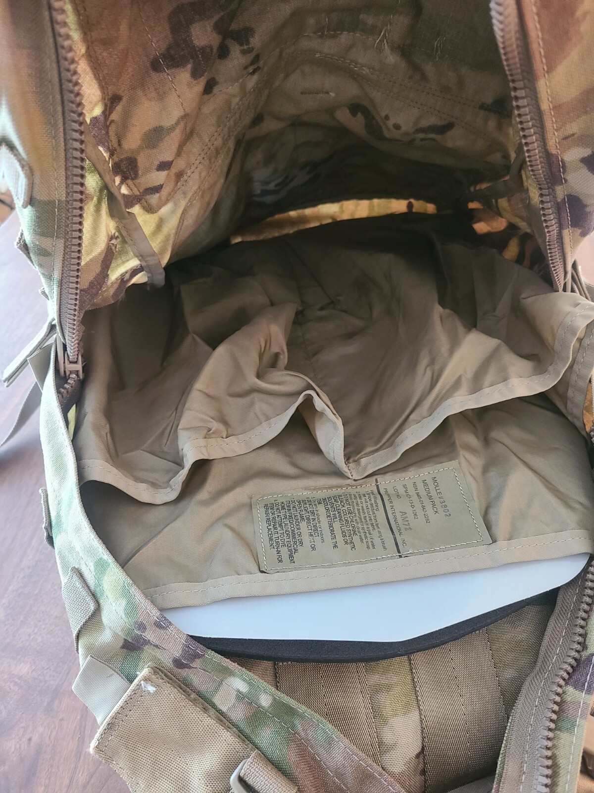 USGI OCP MOLLE II MEDIUM COMPLETE RUCKSACK RUCK BACKPACK ASSEMBLY MULTICAM eBay