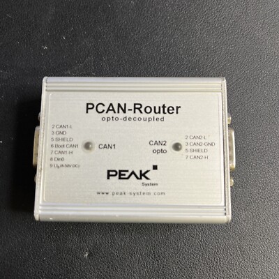 PEAK SYSTEM PCAN-ROUTER with D-Sub connectors opto-decoupled
