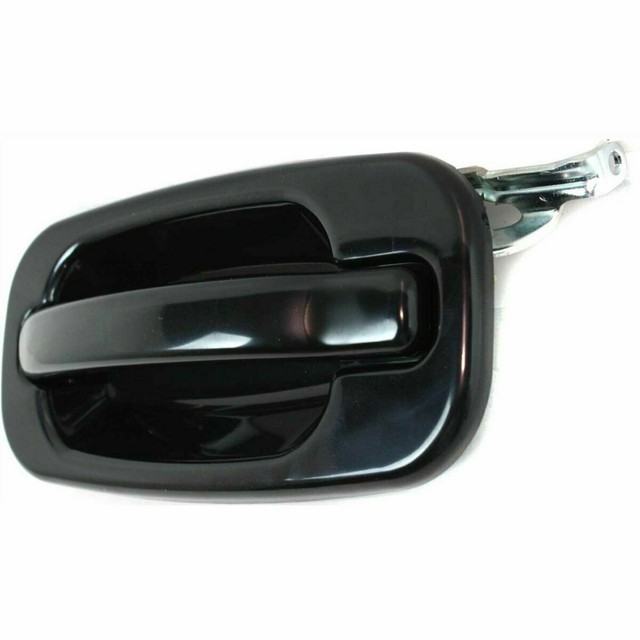 NEW Rear Outside Door Handles Set Smooth Black for 9906 Silverado