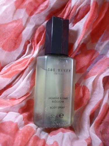 TED BAKER London Body Spray ~Jasmine & Lime Blossom~ 50ml~ NEW~ - Picture 2 of 2
