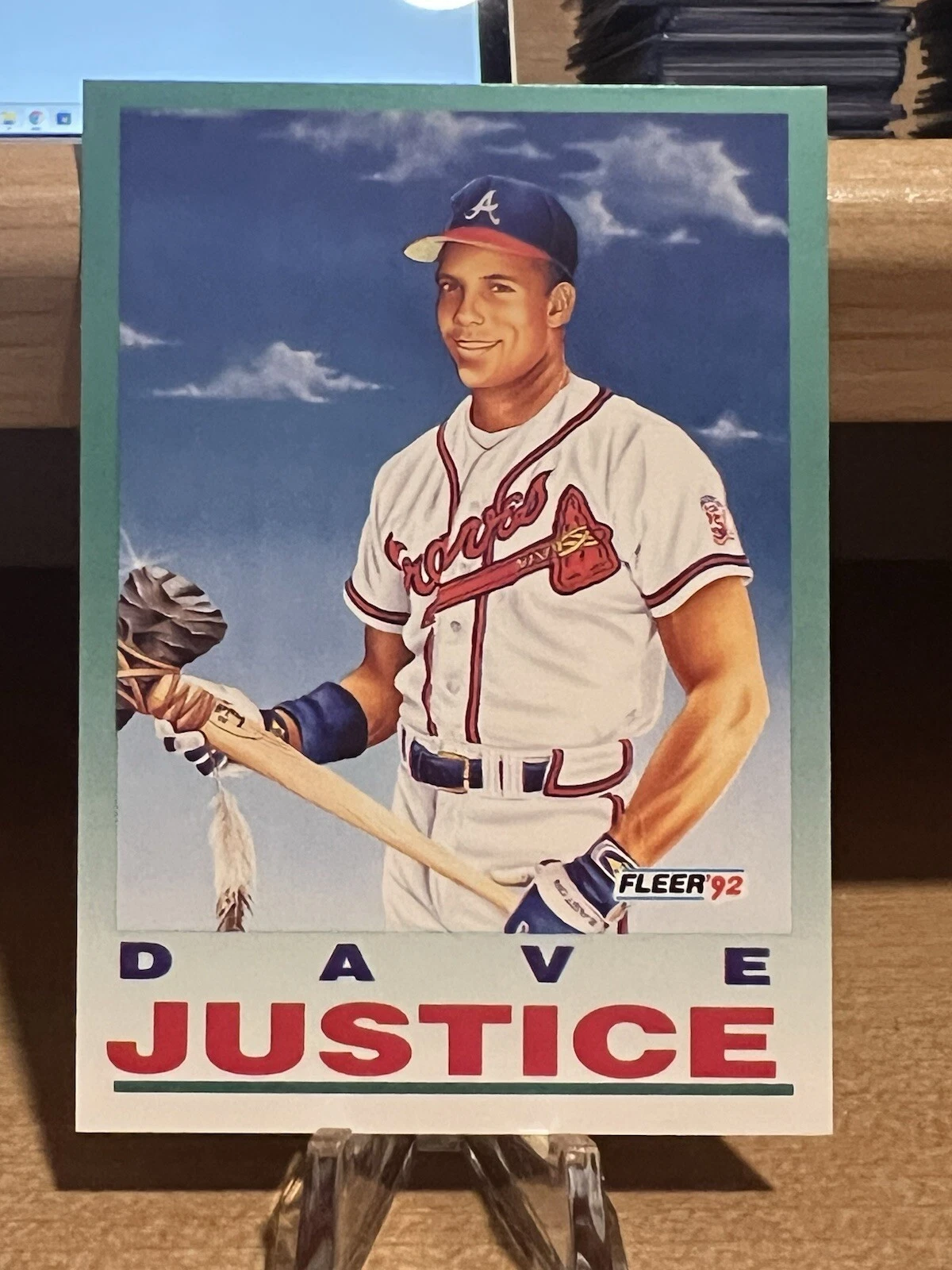 Dave Justice trading card