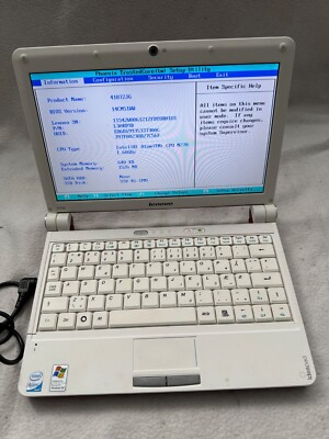 Lenovo ideapad S10e Intel Atom N270 1.60GHz No HDD 1.5 Red GB RAM Laptop