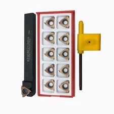 1/2 12mm Indexable  Lather Tool Holders KTFR Right Hand with TGF32R100 Inserts
