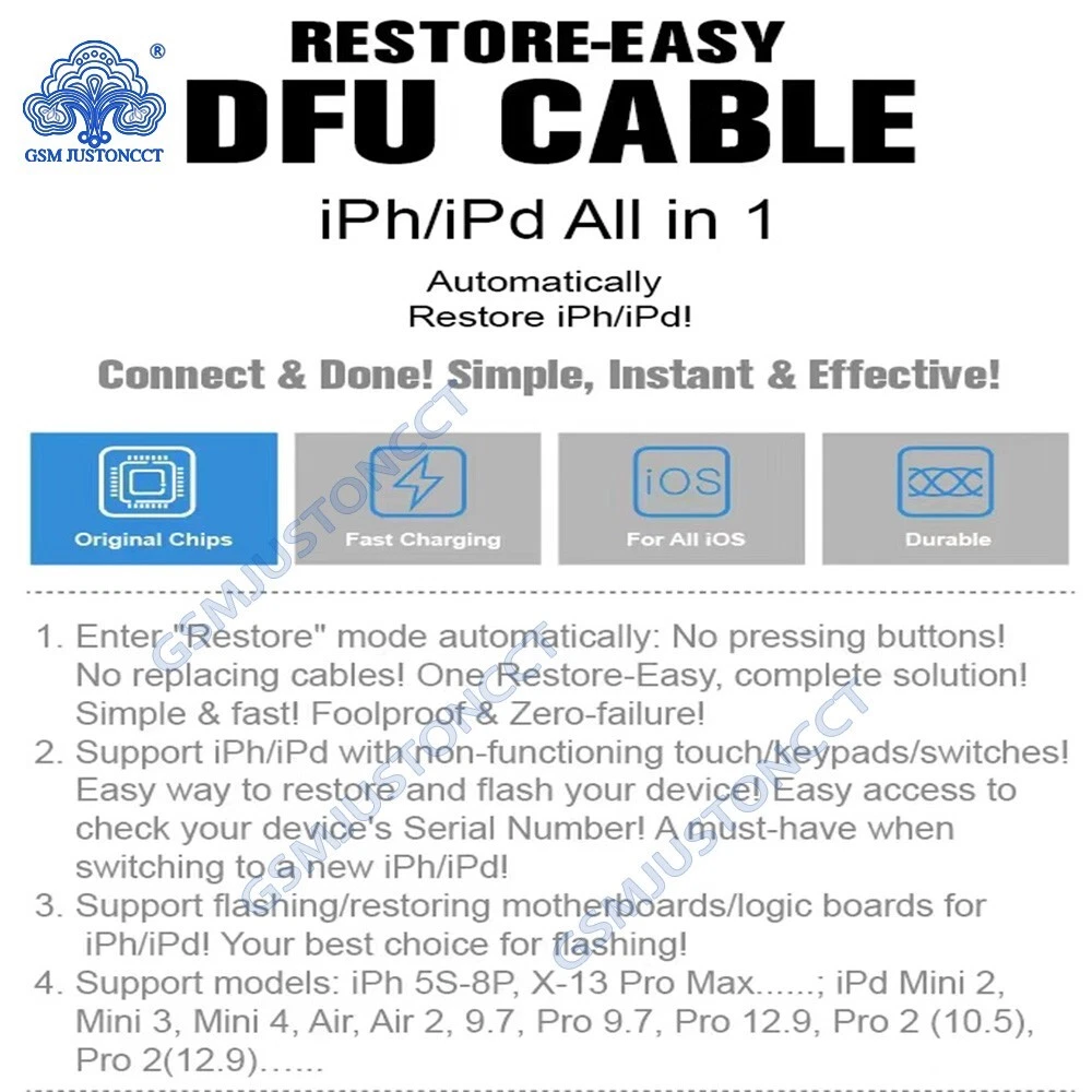 Apple watch dfu cable sale