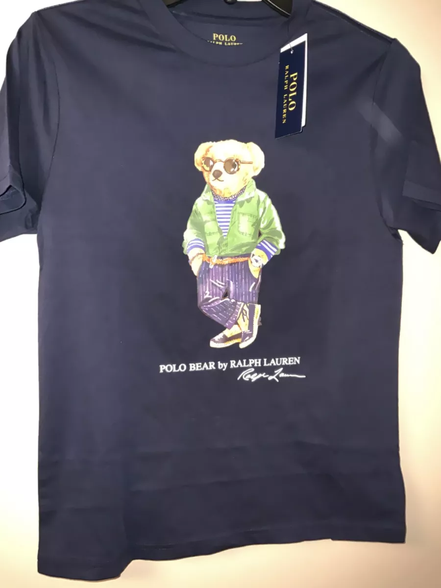 Polo Ralph Lauren Iconic polo Bear Tee Shirt Sz M 10-12 youth 150