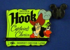 Captain Hook Captain's Choice Disney Cruise Line OC Pin # 100422