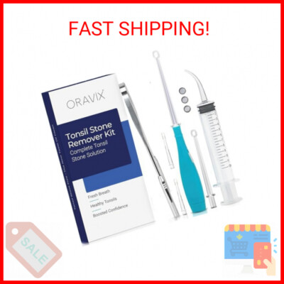 ORAVIX Tonsil Stone Remover - Tonsil Stone Removal Kit - Tonsillolith Remover To