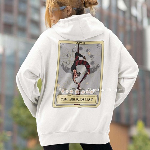 The Aerialist Tarot Card Hoodie, Aerial Dance - Picture 11 of 17